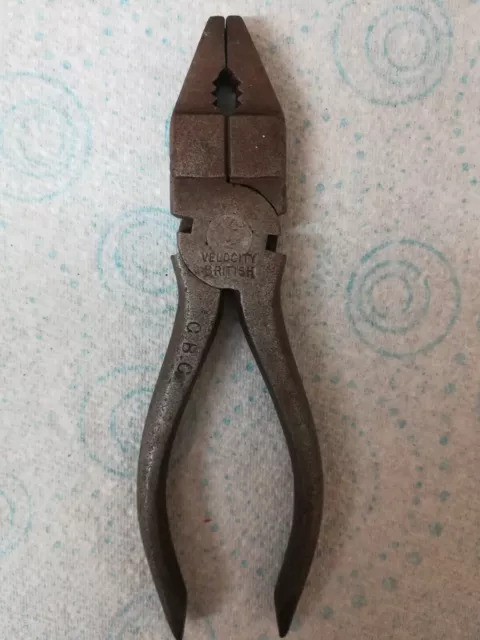 Vintage Pliers VELOCITY 6” British car tool kit