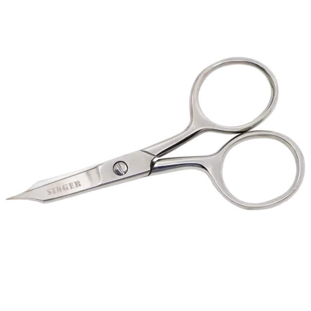 SINGER(R) 4" Curved Microtip Embroidery Scissors