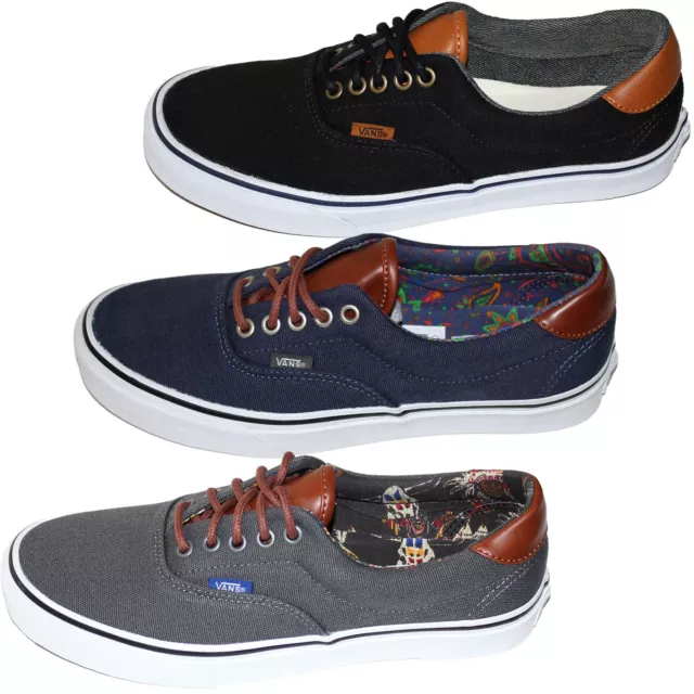 Vans Era 59 (C&L) (MLX) Mens Canvas Leather Lace Up Trainers - Brand New Shoes