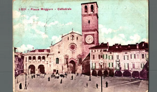 Lodi Piazza Maggiore Cattedrale F. piccolo  spedita