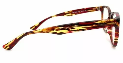 Anteojos Ray Ban RX5359F 5710 rojo manchado marrón amarillo 55 mm 3