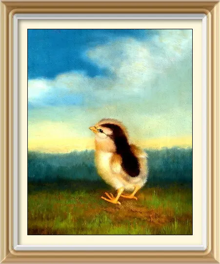 Ben Austrian Home Decor Art BABY CHICK Chicken Farmyard Life Art Print