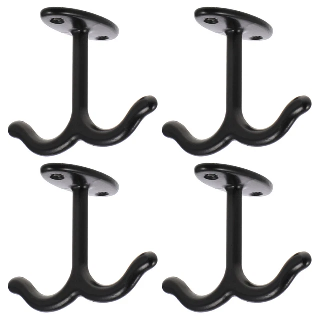 4 Pcs coat scarf hangers for closet swag ceiling hooks