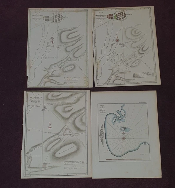 1790 MAPS OF BATTLES OF SERBRAXOS - 1790 MAPS Of BATTLES OF SERBRAXOS ISLAND.webp