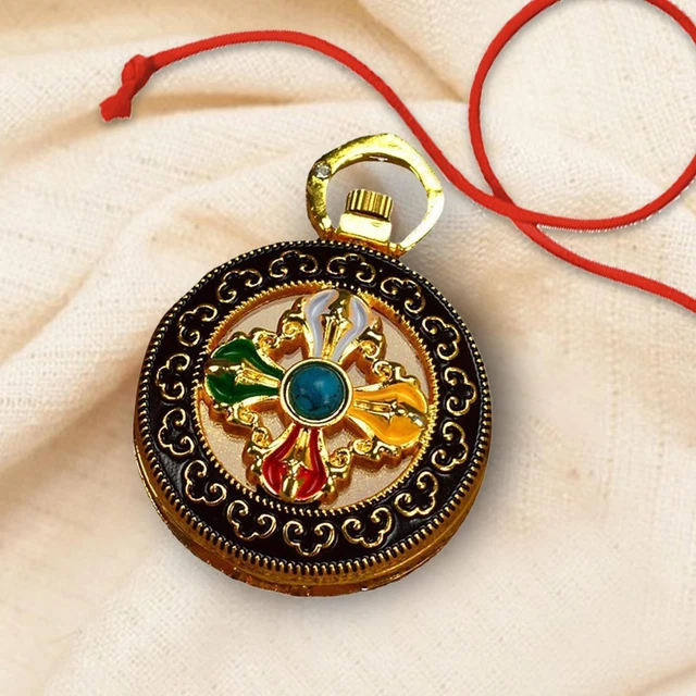 Pendentif Croix Tibétain Unisexe En Alliage - Amulette Pilon Style Fantaisie - Neuf Sans Emballage