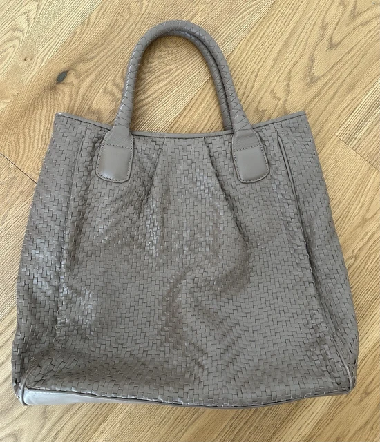 Sac Besace Vintage LE PHARE - Toile Et Cuir Noir, Authentique, Occasion
