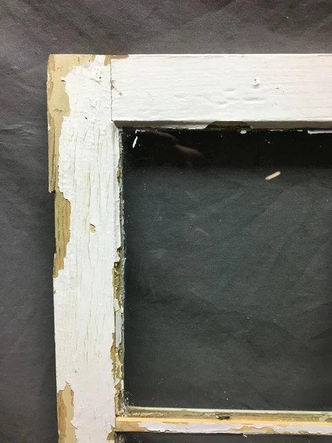 Antique 20x34 6 Lite Casement Shabby Window VTG Old Cabinet Cupboard Chic 97-21B 10
