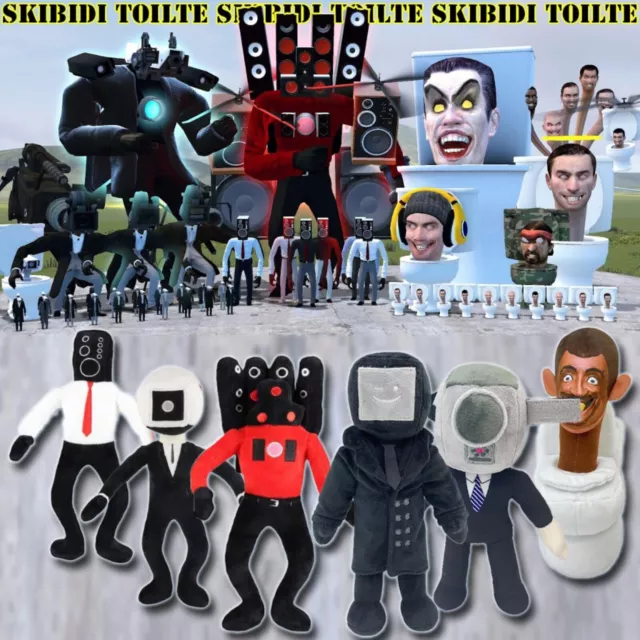  Skibidi Toilet Toy Plush,Cameraman Plush,Speakerman Plush.Fun  and Whimsical Trio: Cameraman Plush, Skibidi Toilet Toy Plush, and  Speakerman Plush Set for Kids and Collectors! : Toys & Games