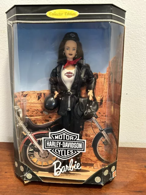 1999 Harley Davidson Barbie Doll Third in Series #22256 New NRFB Vintage