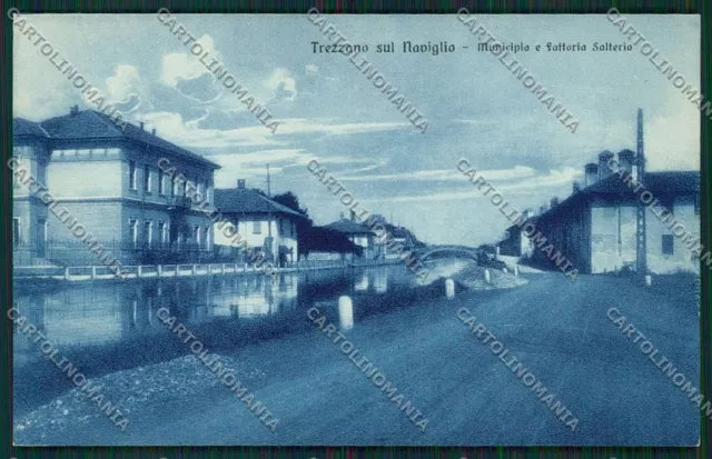 Milano Trezzano sul Naviglio cartolina QQ8655