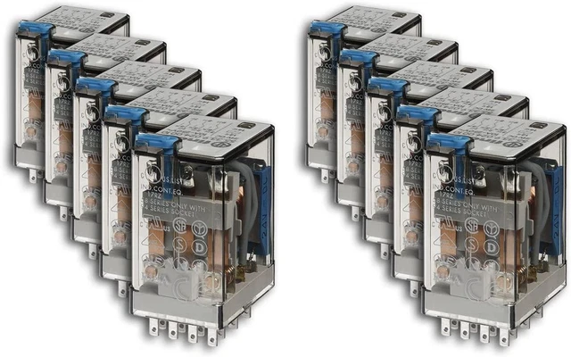 Relè Finder 55.34.9.110.0040 - Inserimento, bobina 110V DC, 7A, 4 cambi