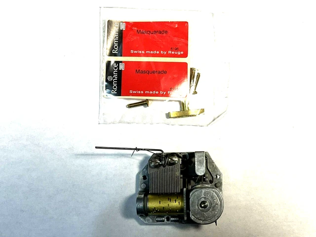 Reuge Romance Music Box Movement Swiss Made Masquerade No. 6196