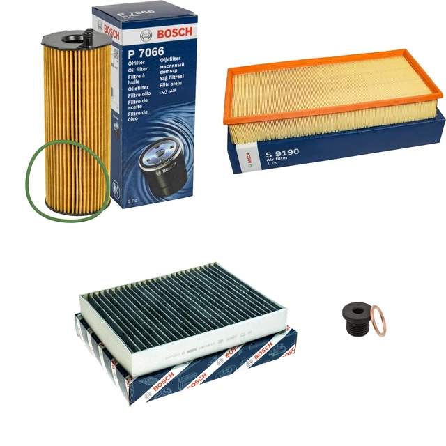 Kit De Mantenimiento Bosch Para Porsche Cayenne 3.0 Diesel - Incluye Filtros Y Aceite, Calidad Alemana