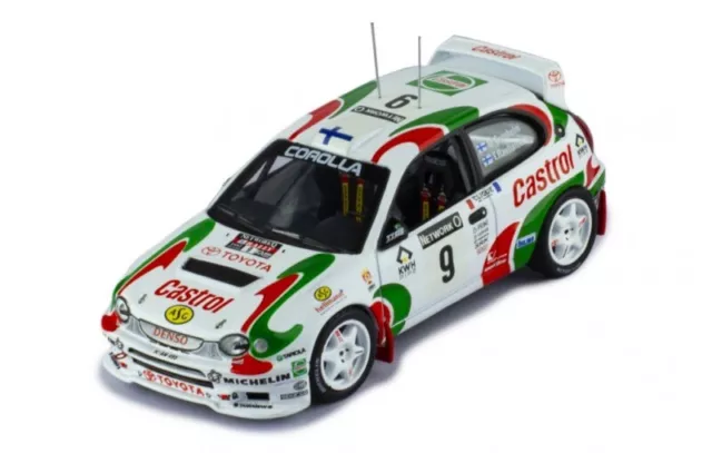 Ixo 1/43 Toyota Corolla Wrc #9 M.grönholm Rac Rally '97 25Th Anniversary Edition