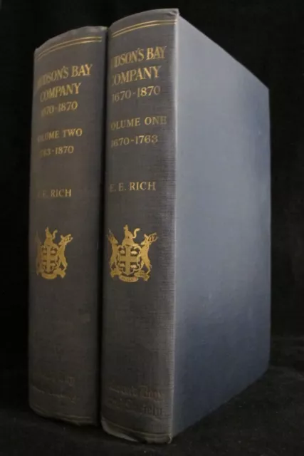 HUDSON'S BAY COMPANY 1670-1870 Antique Set Limited Edition # 508 Folding Maps