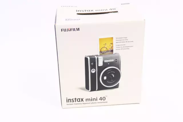 Fujifilm - INSTAX MINI 40 - Instant Film Camera - Black