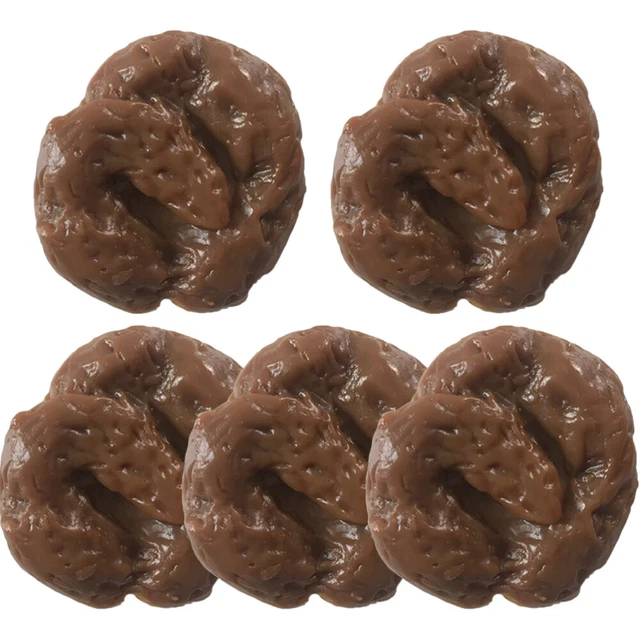 5 Pcs Ben E Jerrys Cacca Di Mucca Finta Divertente Feci Simulate Halloween