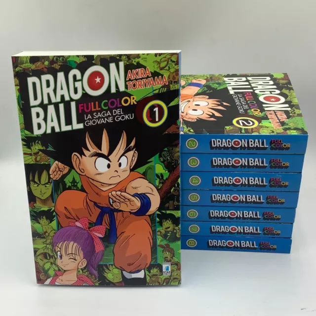 DRAGON BALL FULL COLOR La saga del giovane Goku Serie Completa 8 volumi  manga EUR 55,20 - PicClick IT