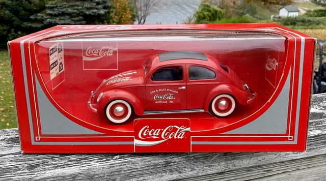 SOLIDO 9511 COCA-COLA White/Red 1958 VW Coccinelle Beetle 1
