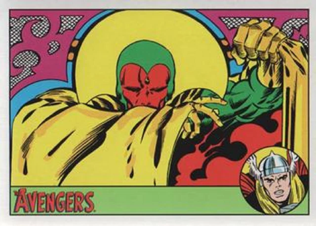 The Avengers: VISION (2015 MARVEL SILVER AGE) [NEAR MINT NM+] Card #66
