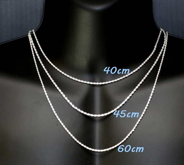 Chaîne Snake (serpent) En Argent Plaqué - Longueurs 40cm, 50cm, 60cm - Homme/Femme - Neuf Sous Blister