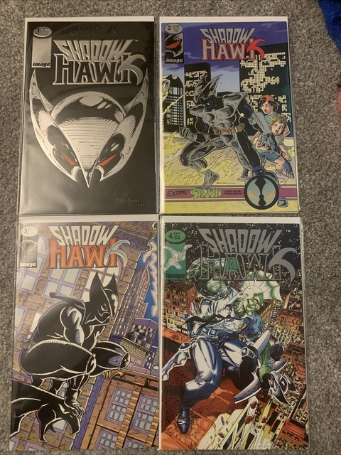 LOT  Shadowhawk #1-#4, Image 1992, NM