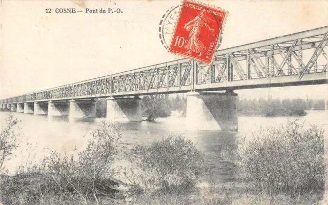 Cpa 58 Cosne Pont Du P.o.