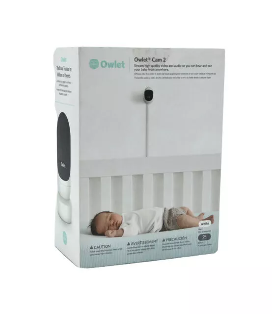 Monitor de bebé de video HD Owlet Cam 2 blanco