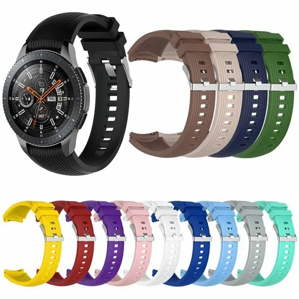 For Samsung Smart Watches Replacement Silicone  Active Wrist Band Strap 22mm UK