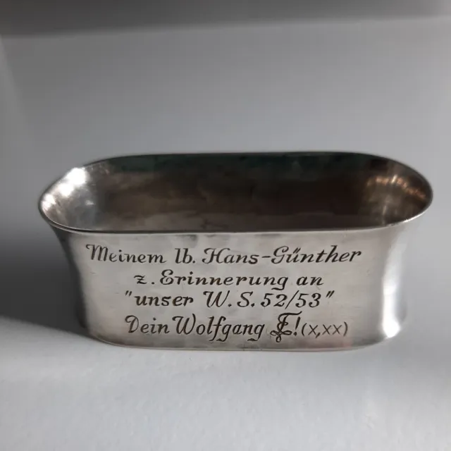 WMF Serviettenhalter -ring Silber 90er Gravur Freunde Gender 1953 ( x,xx ) Sale 2