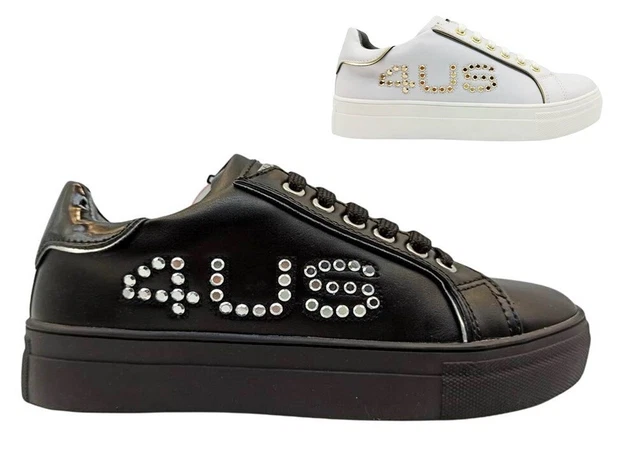 Scarpe per donna Paciotti 4US Junior 064 sneaker platform con zeppa alla moda 37