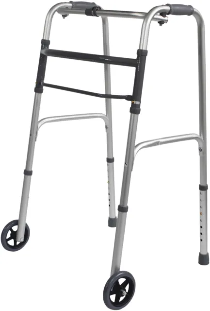 Ability Superstore Folding Walking Frame with Wheels