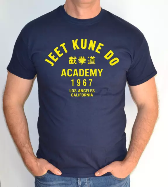 T-Shirt Jeet Kune Do,Bruce Lee, Accademia, Kung Fu,Karate, Arti Marziali, Divertimento