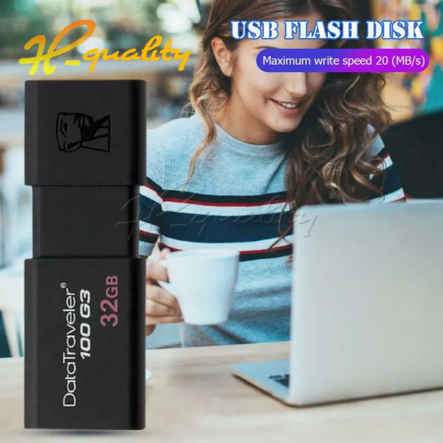 Kingston DataTraveler DT100 G3 16GB 32GB 64GB USB 3.0 Flash Stick Memory Drive