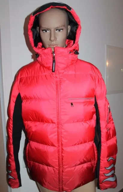BOGNER MEN'S SKI Jacket Flames D Red Black Size 52 L New With Label ...