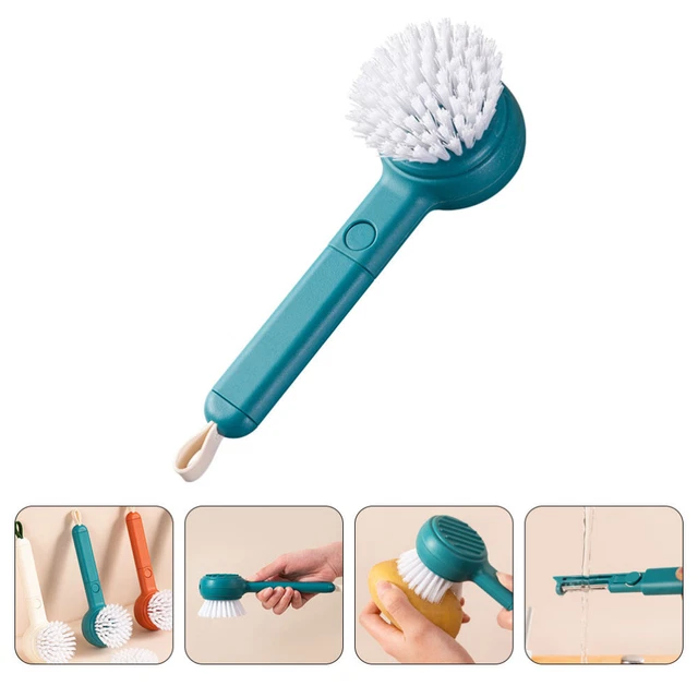 LONG HANDLE VEGETABLE Brush Cleaner Kitchen Scrub Potatoe Ice Vest £10.