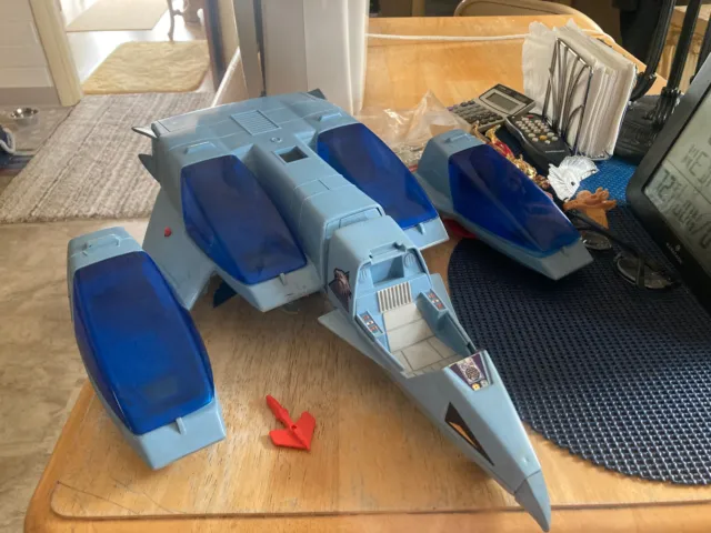 Silverhawks Maraj / Mirage by Telepix Vintage 1987  Near Complete with 1 Missile
