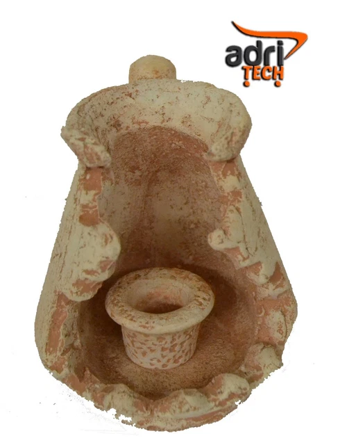 Terre Cuite Porte Bougie Style Vieux Magna Grèce Namaste Italie