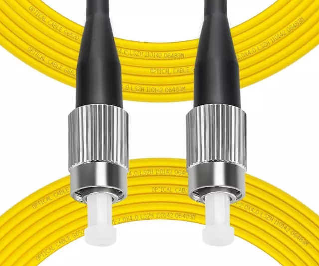 Fibergaga-30M(98Ft) Os2 Fc To Fc Fiber Patch Cable Single Mode Fiber, Simplex, L