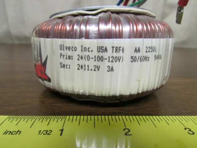 Ulveco TRF # AA-22501 transformateur d'alimentation noyau toroïdal toroïde 2