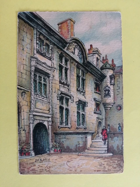 AQUARELLE SIGNÉE HENRI miloch, Marine,Bretagne ,peinture EUR 140,00
