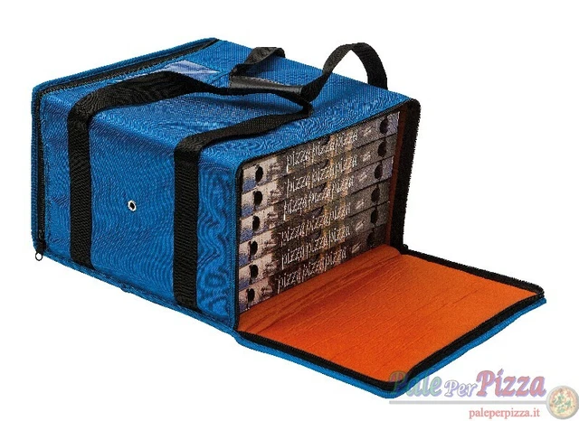 Borsa Termica Professionale Per Pizze - 4 Cartoni 35x35cm, Impermeabile - Foto 12
