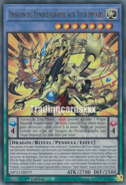 Yu-Gi-Oh! Dragon du Pendulegraphe aux Yeux Impairs : UR MP23-FR079