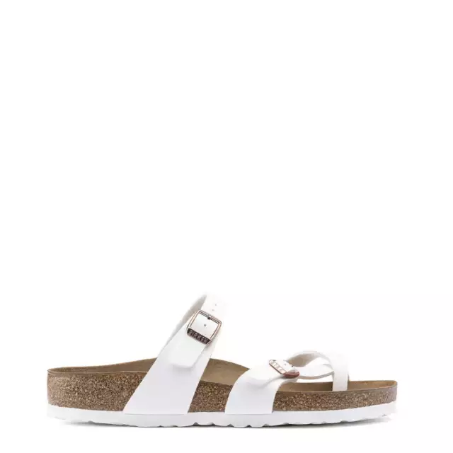 Birkenstock Womens Mayari Birko-Flor Narrow Sandal White