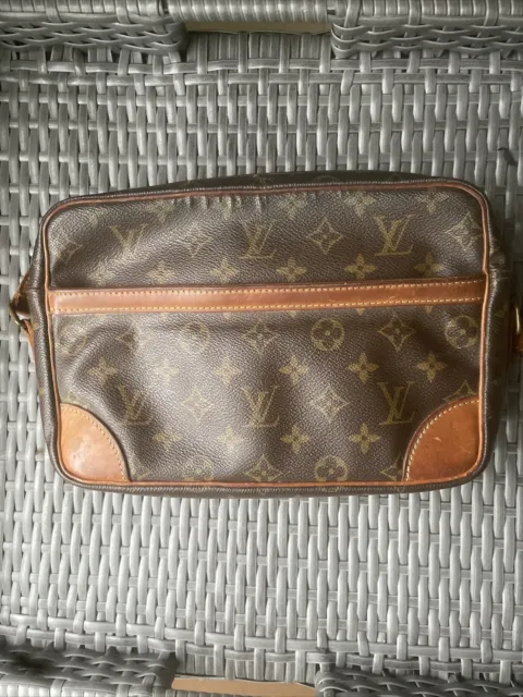 Louis Vuitton Trocadero 27 Shoulder Bag Brown Leather