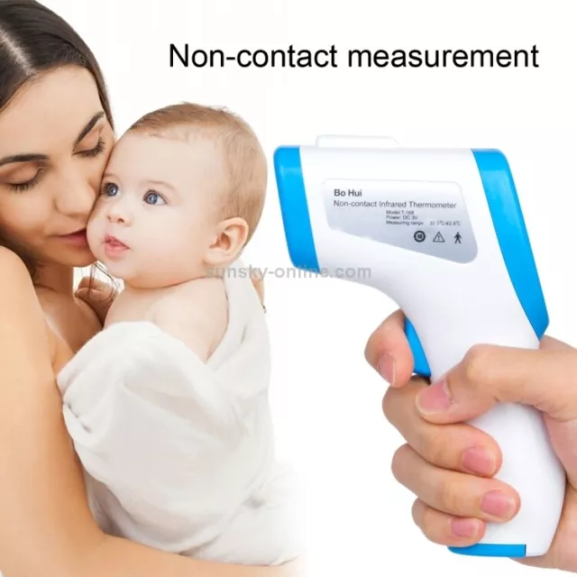 BOHUI T-168 IR Infrared Thermometer Forehead Surface Digital Non-contact Electro