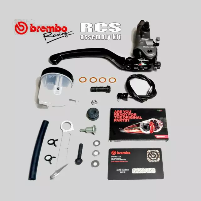 Radial Master Cylinder Brembo 19 RCS Brake Pump Racing Front + Kit Oil Tank 3