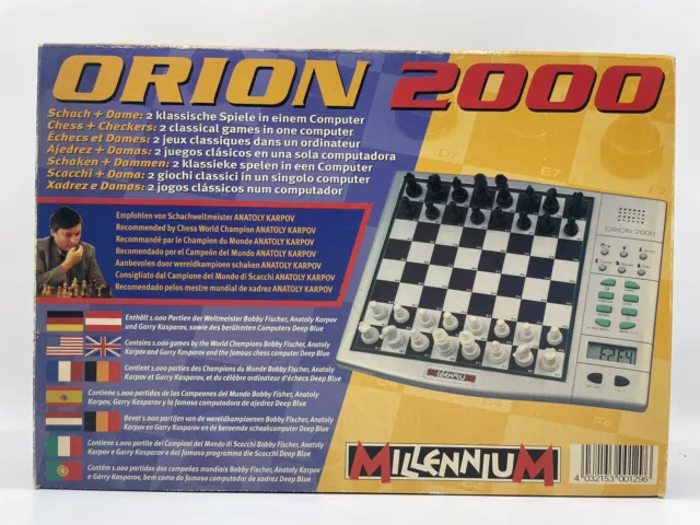 Orion 2000 Schachcomputer Millennium vollständig Beschreibung lesen