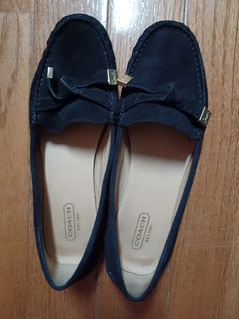 New Coach Suede Frida Loafter Size 8B