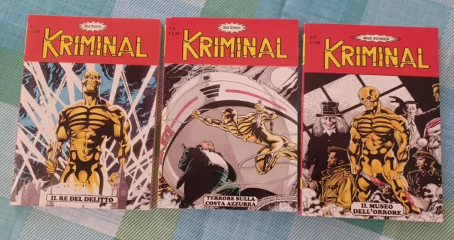 KRIMINAL  mini serie 2005 Completa 1/3 Magnus & Bunker + Hunter NUOVI EDICOLA!!!